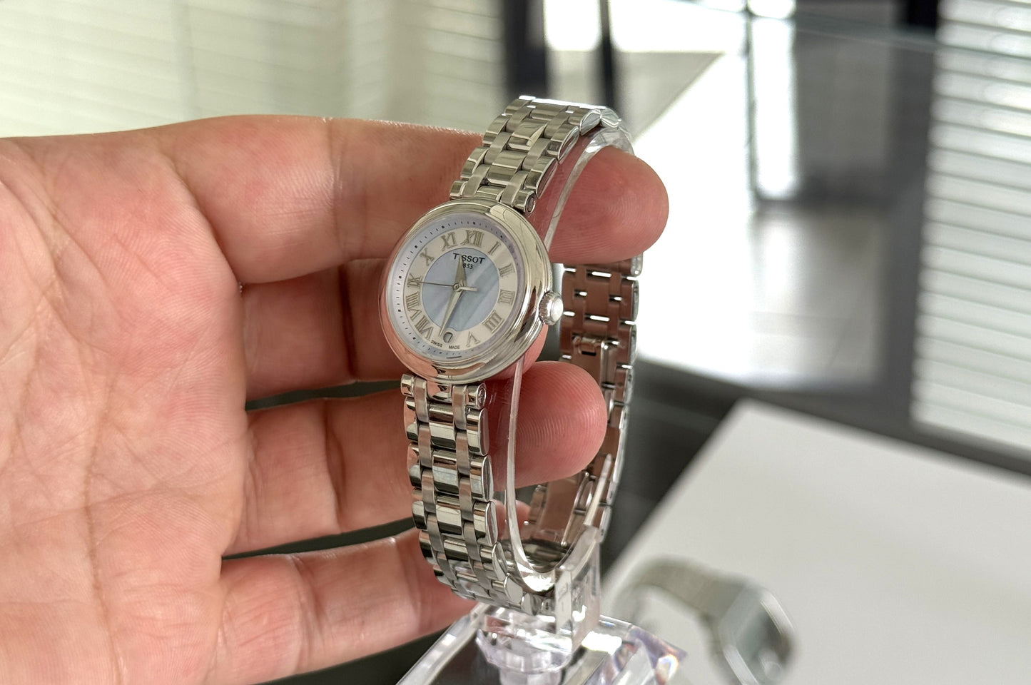 Tissot Bellissima Blue Mother of Pearl.