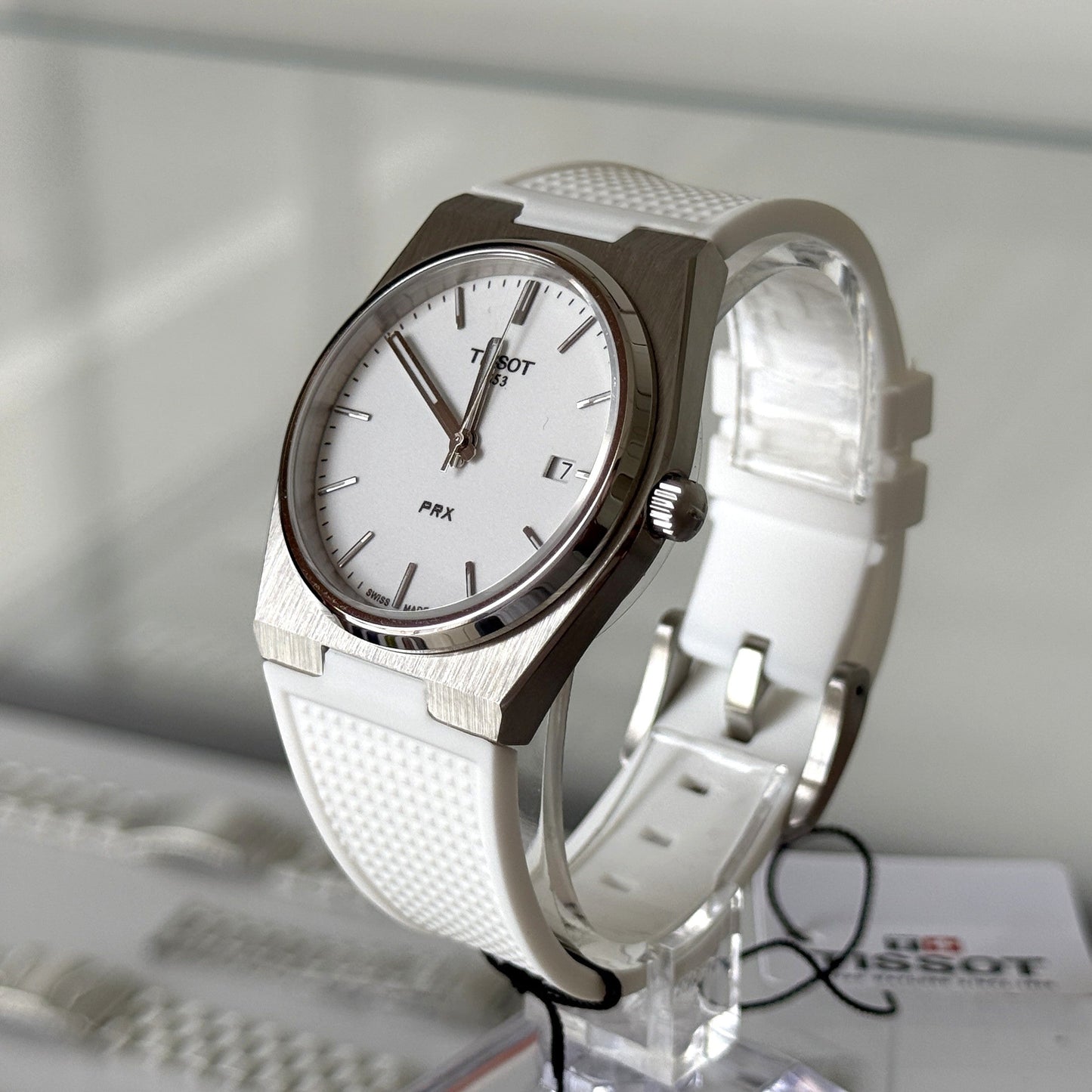 Tissot PRX White Quartz - 40mm.